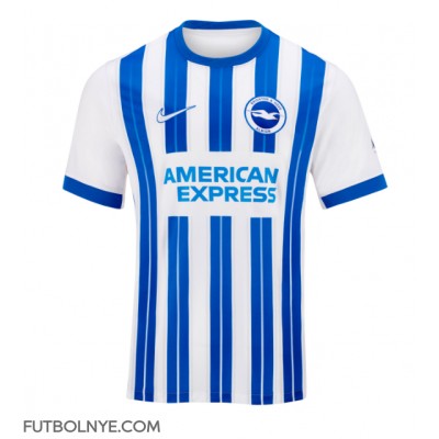 Camiseta Brighton Danny Welbeck #18 Primera Equipación 2024-25 manga corta Camiseta Brighton Danny Welbeck #18 Primera Equipación 2024-25 manga corta